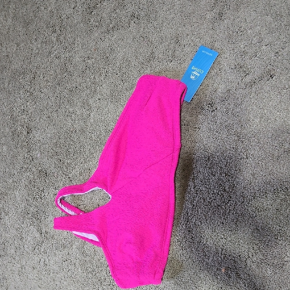 Bright Pink Bikini Top